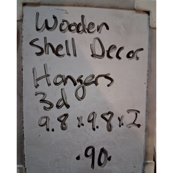 Wooden Coastal Beach  Shell Decor Wall Art - Picture 5 of 5